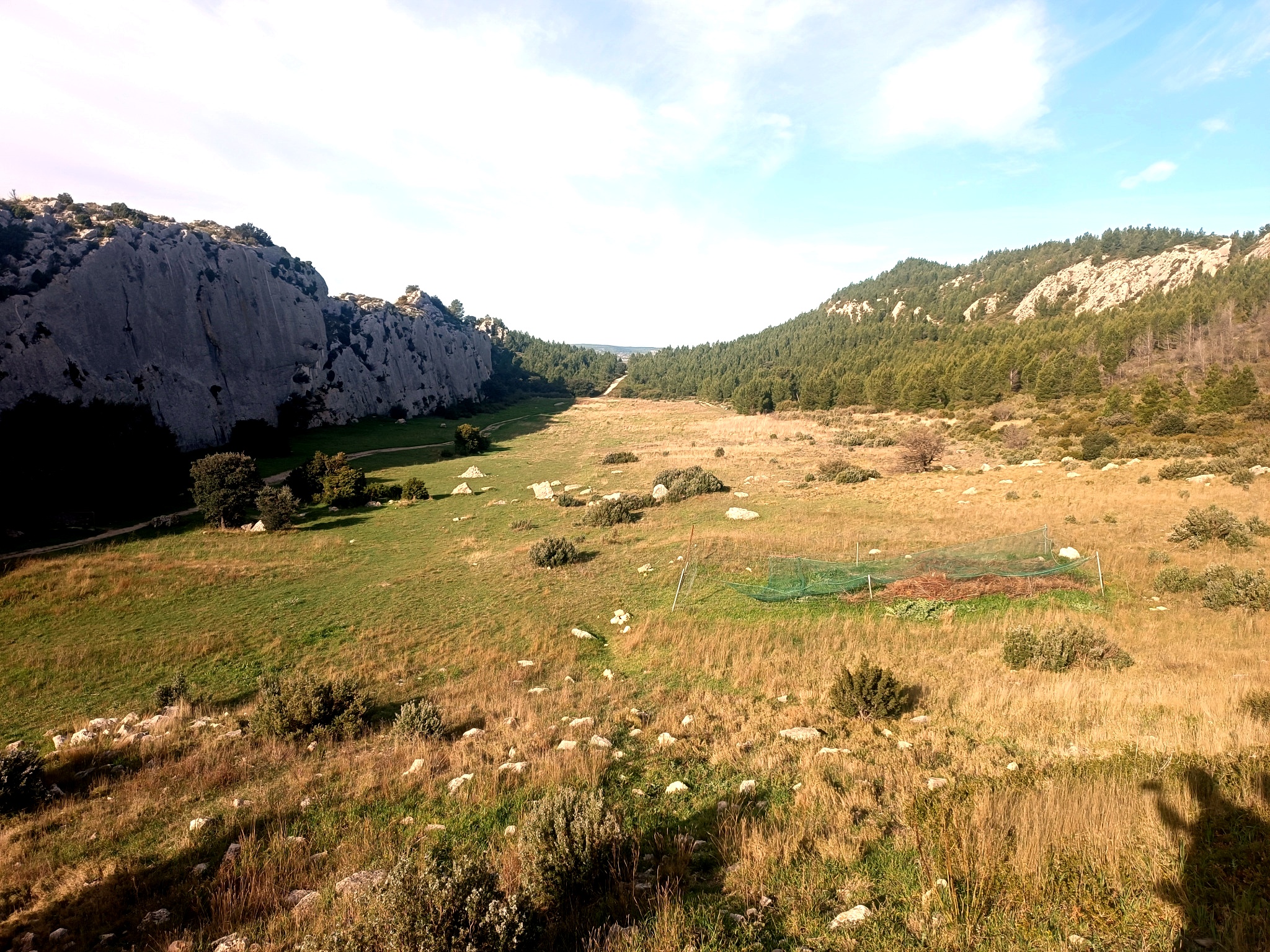 The man-made rampart ridge