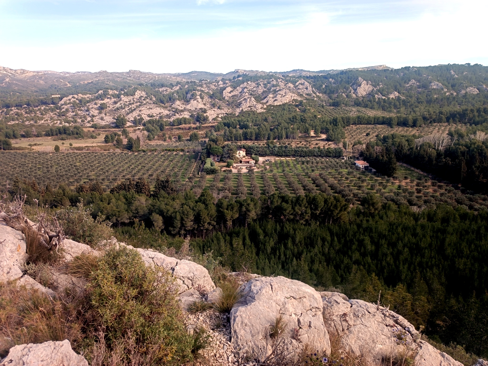 Light on the limestone